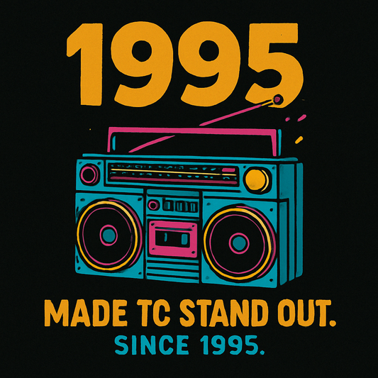 T-Shirt (Black)„Boomin’ Since 1995“