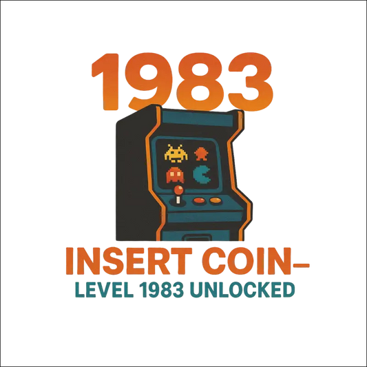 T-Shirt - (Black)’1983 – Insert Coin. We Loaded.’