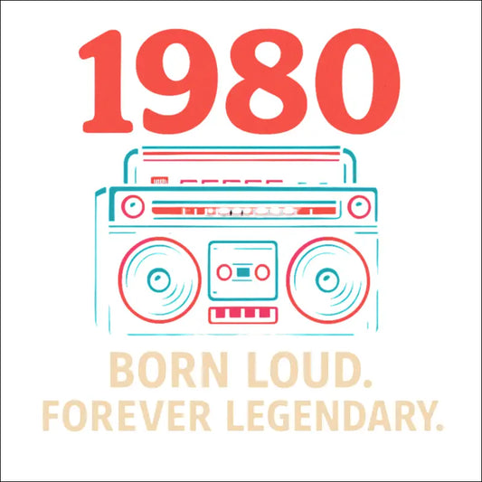 T-Shirt (Black) - „Born Loud. Forever legendary.’
