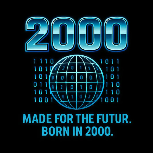 T-Shirt „Made for the future. Born in 2000.“