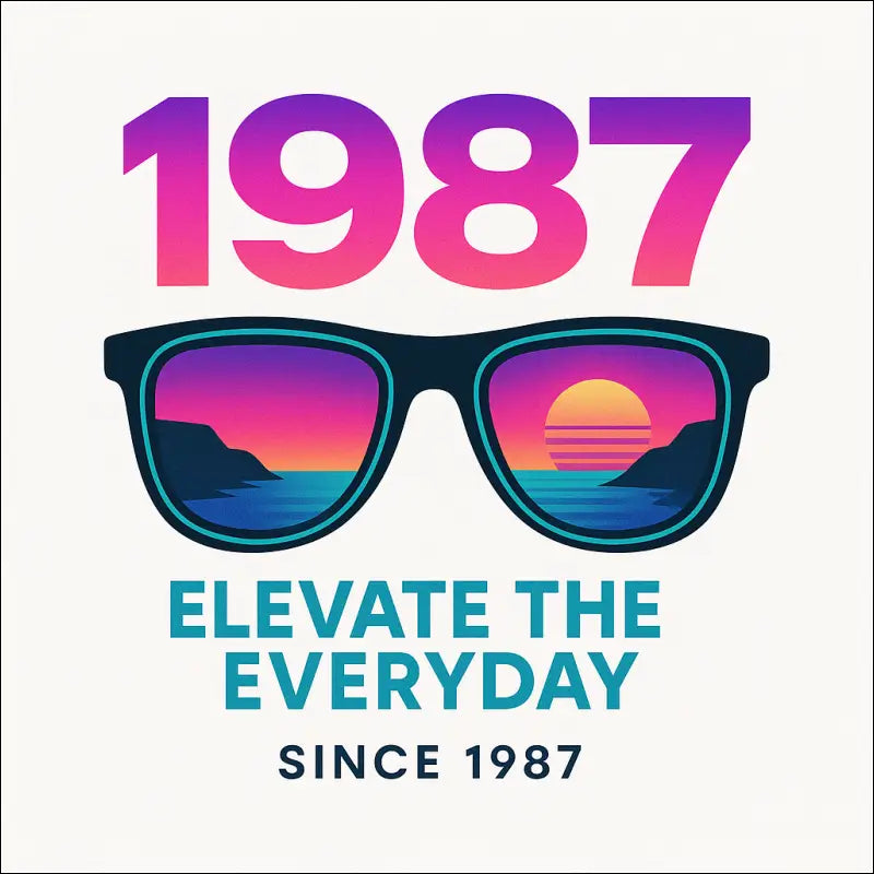 T-Shirt- (White) „Styled to shine. Since 1987.“