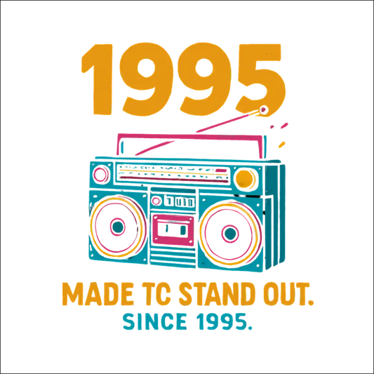 T-Shirt (White)„Boomin’ Since 1995“