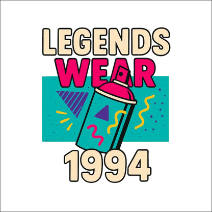 T-Shirt - (White)„Legends Wear 1994“