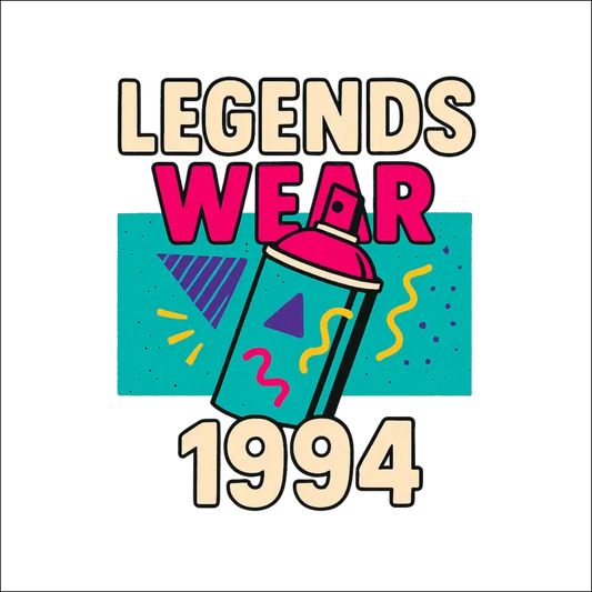 T-Shirt - (White)„Legends Wear 1994“