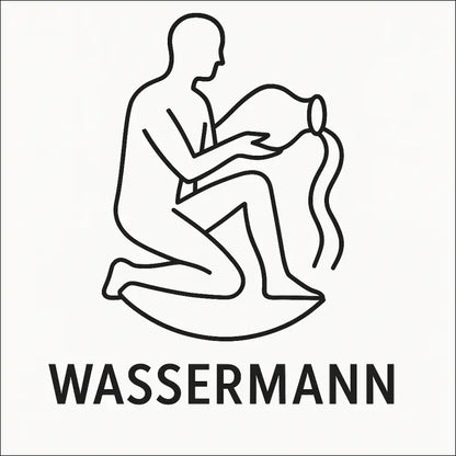 Wassermann (Aquarius)-Unisex Kapuzenpullover